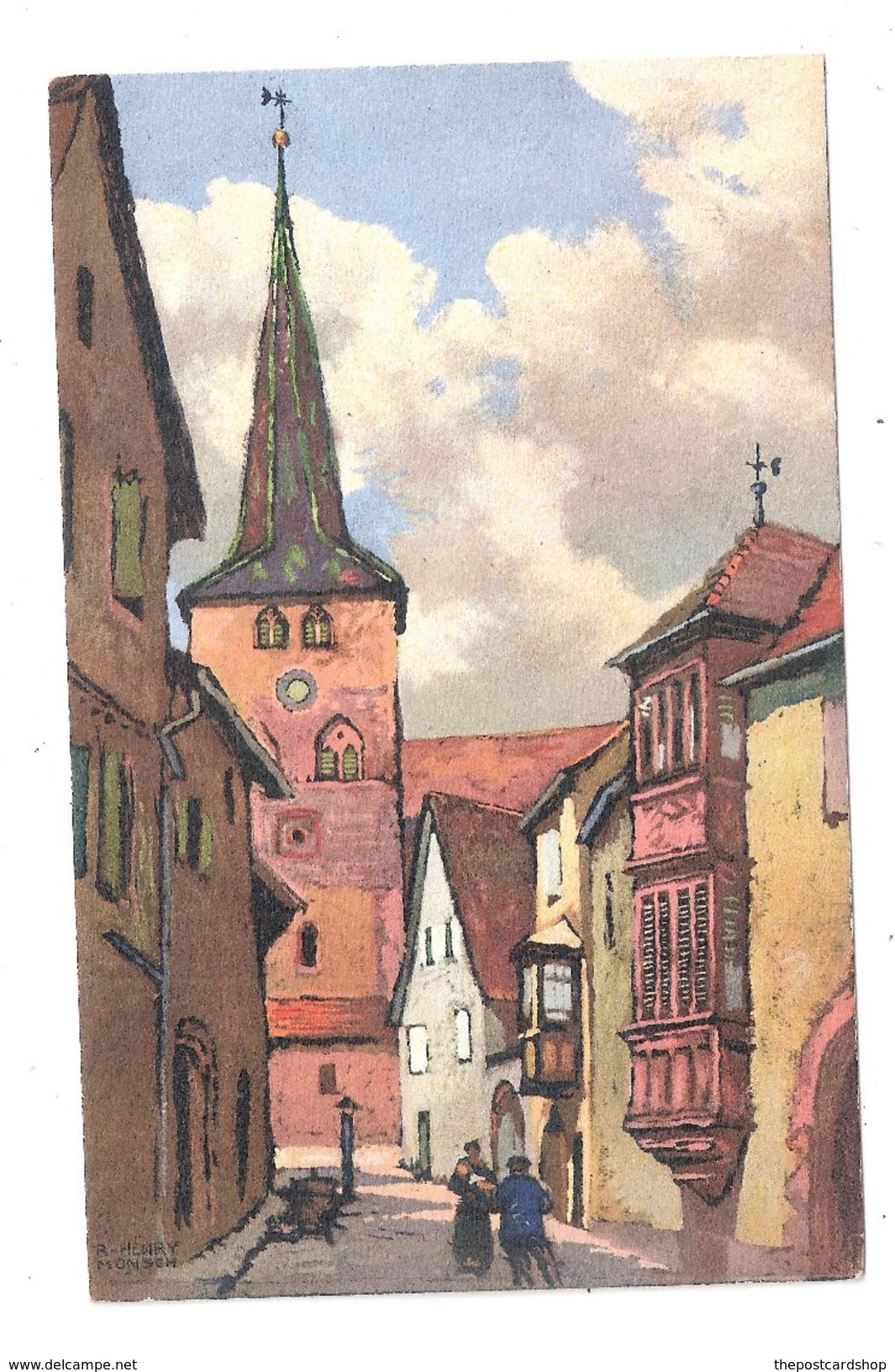 CPA Illustrateur  Signée  Paul Mannsfeld Vierge N° 493 Turckheim   Achatez Immédiat - Turckheim