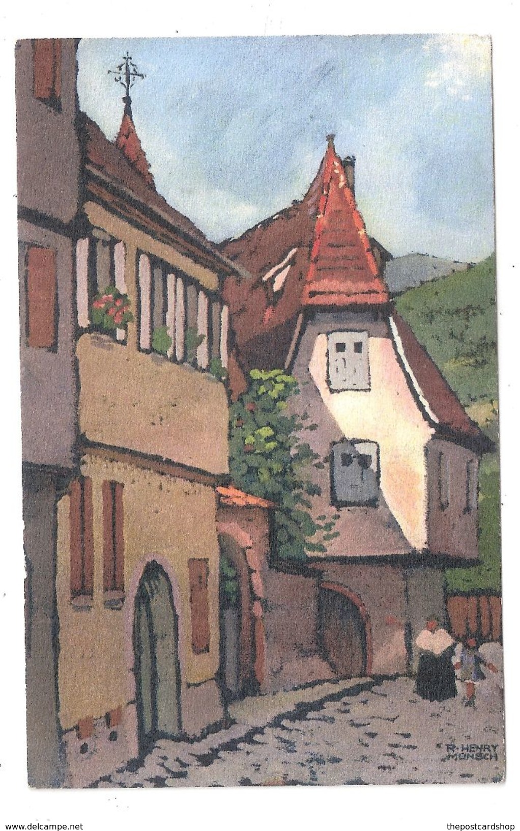 CPA Illustrateur  Signée  Paul Mannsfeld Vierge N° 494 Kaysersberg Achatez Immédiat - Kaysersberg