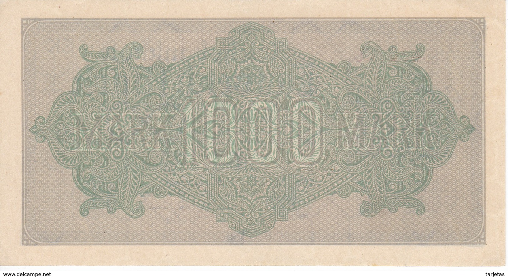 BILLETE DE ALEMANIA DE 1000 MARK DEL AÑO 1922 SERIE Tb NUMEROS ROJOS  (BANKNOTE) SIN CIRCULAR-UNCIRCULATED - 10 Millionen Mark