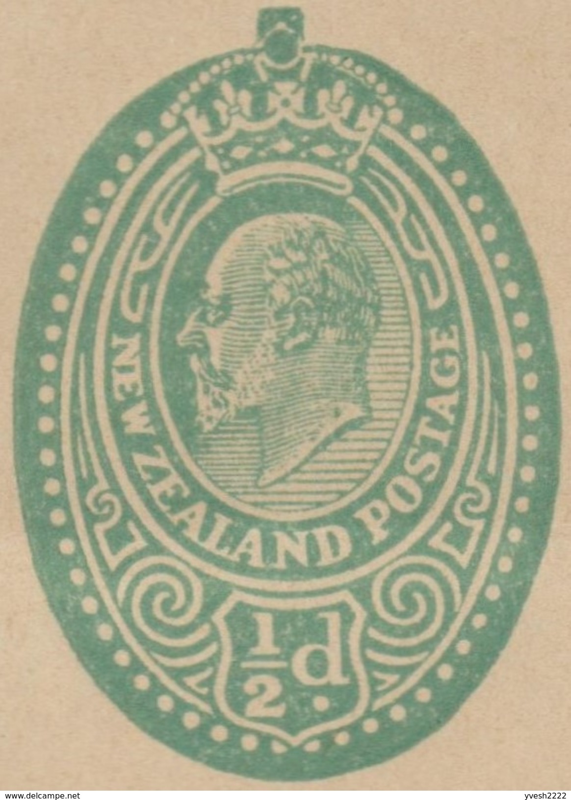 Nouvelle-Zélande Vers 1908. Entier Postal, Bande-journal Édouard VII » (Edward VII). Fraîcheur Exceptionnelle - Postwaardestukken