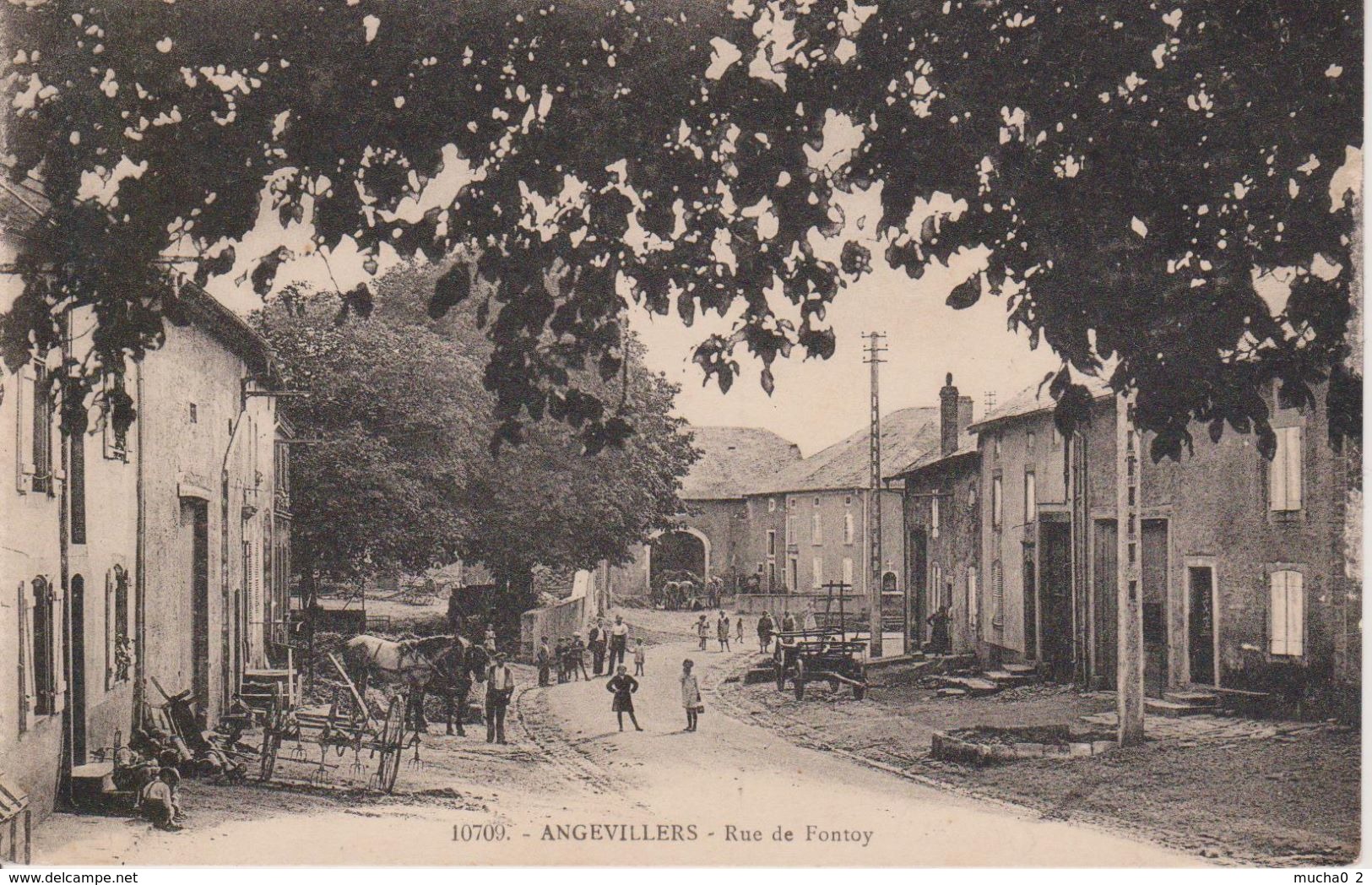 57 - ANGEVILLERS - RUE DE FONTOY - Other & Unclassified