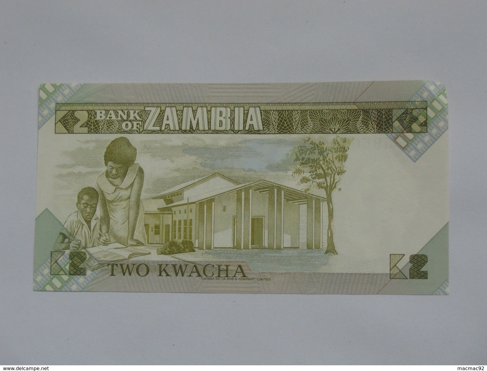 2 Two Kwacha - ZAMBIE **** EN ACHAT IMMEDIAT ****  Proche Du Neuf . - Zambia