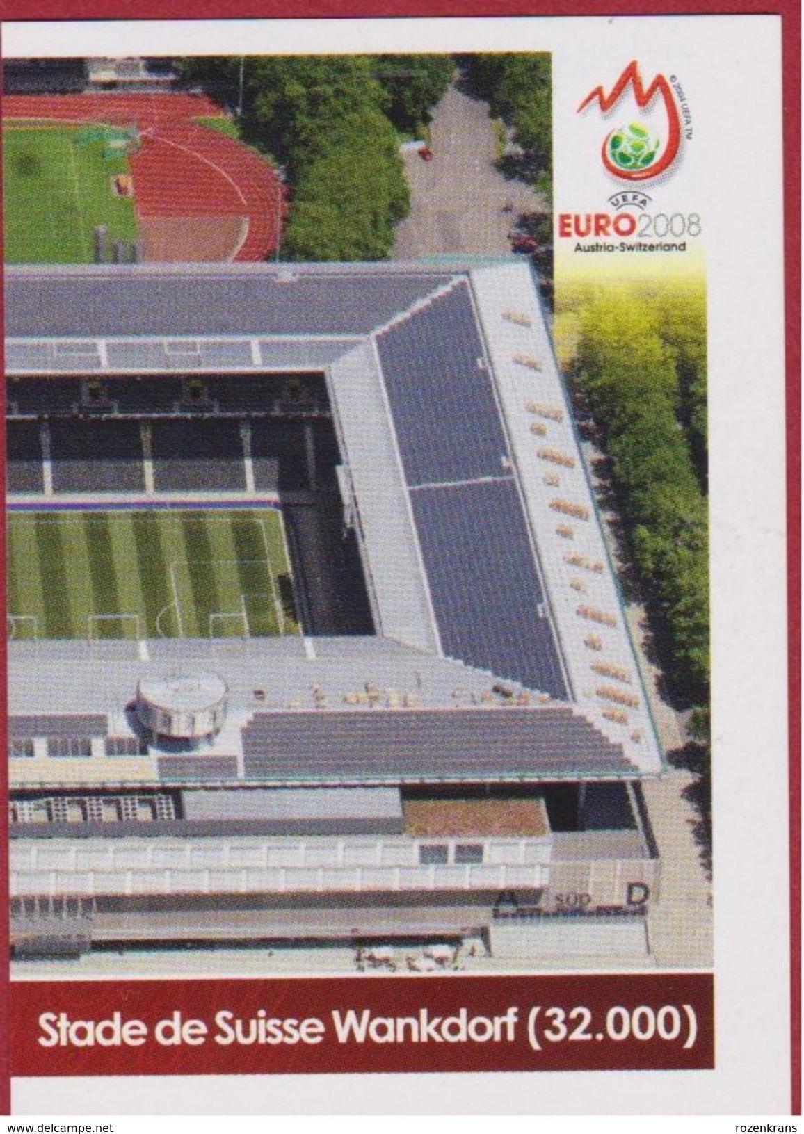 Panini Football Euro 2008 Uefa Sticker European Championship Nr 39 Stadium Stade De Suisse Wankdorf Bern - Sports