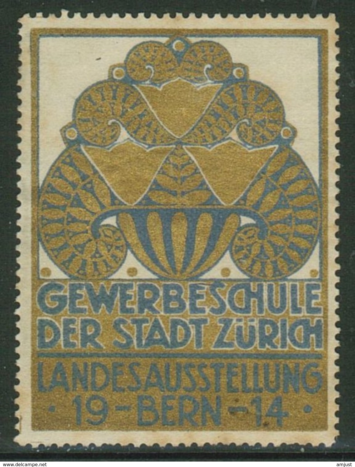 Suisse // Schweiz // Switzerland // Erinnophilie // Vignette ,Landesausstellung  Bern 1914 - Erinnophilie