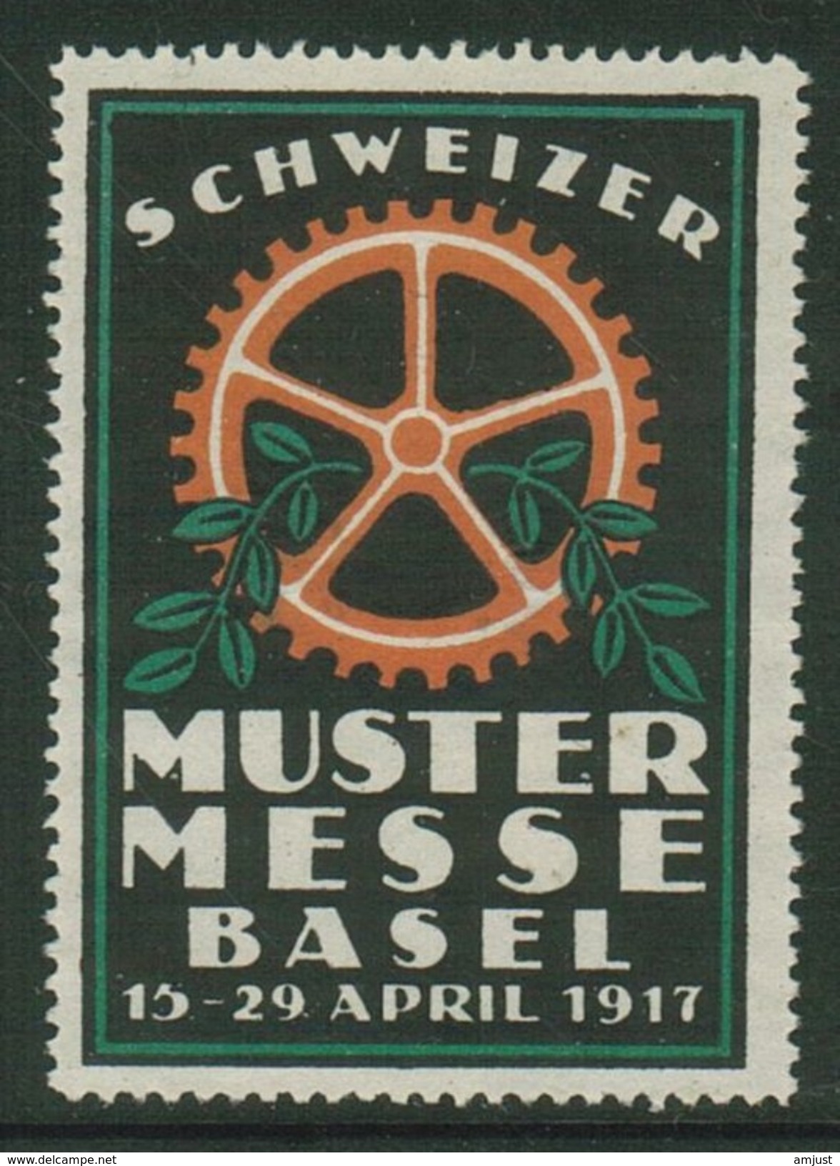 Suisse // Schweiz // Switzerland // Erinnophilie // Vignette ,Muster Messe Basel 1917 - Vignetten (Erinnophilie)