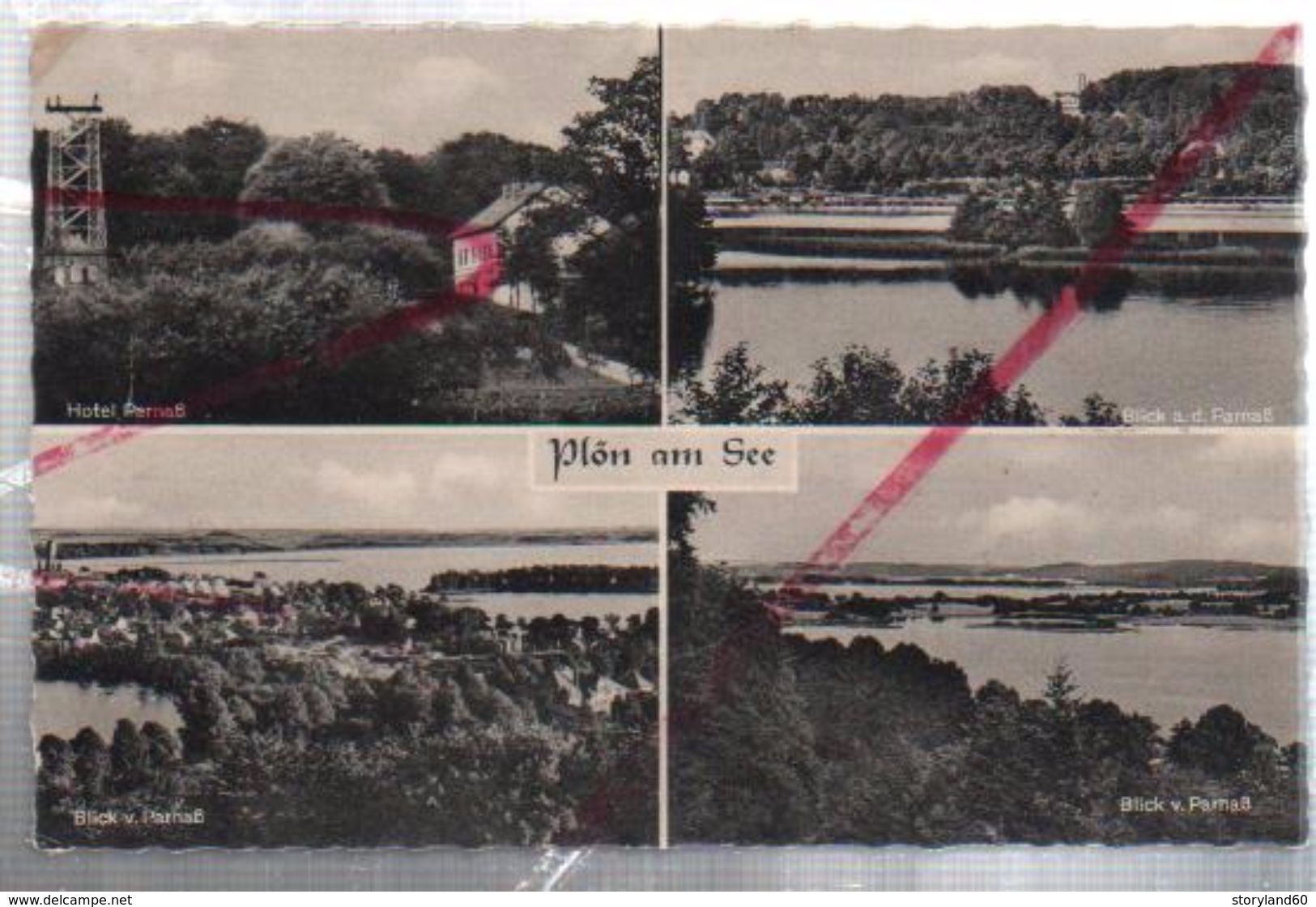 Cpsm St003205 Plon Am See 4 Vues Situées Sur Carte - Ploen