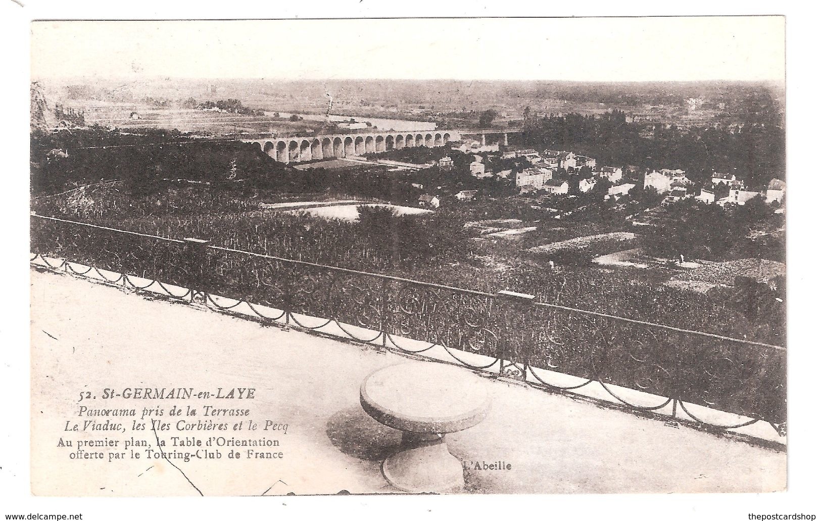 CPA 78 SAINT GERMAIN EN LAYE Panorama Pris De La Terrasse Le Viaduc VIADUCT  Achatez Immédiat - St. Germain En Laye