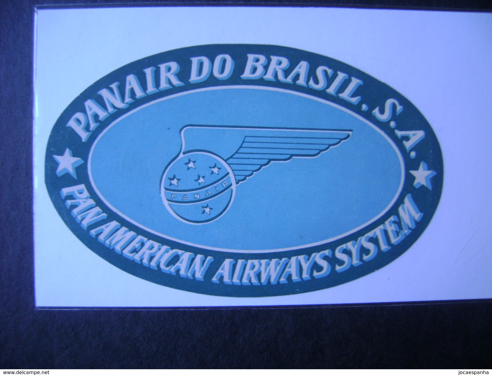 PLANE - PANAIR ( BRAZIL) LABEL - Advertisements