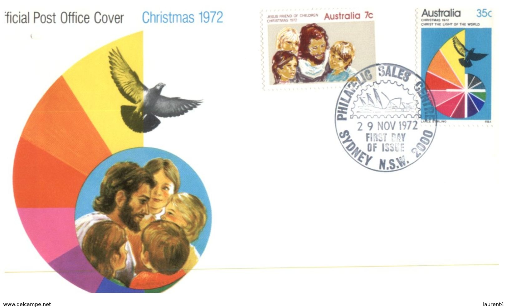 (138) (2 Covers) Australia - FDC 1972 & 1979 - Christmas - FDC