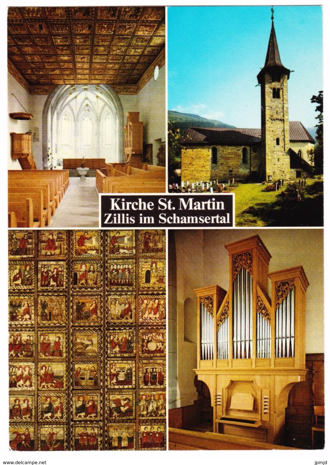 Kirche St. Martin - Zillis Im Schamsertal - Rud. Suter Nr 19796 - Multivues Mehrbildkarte - Zillis-Reischen