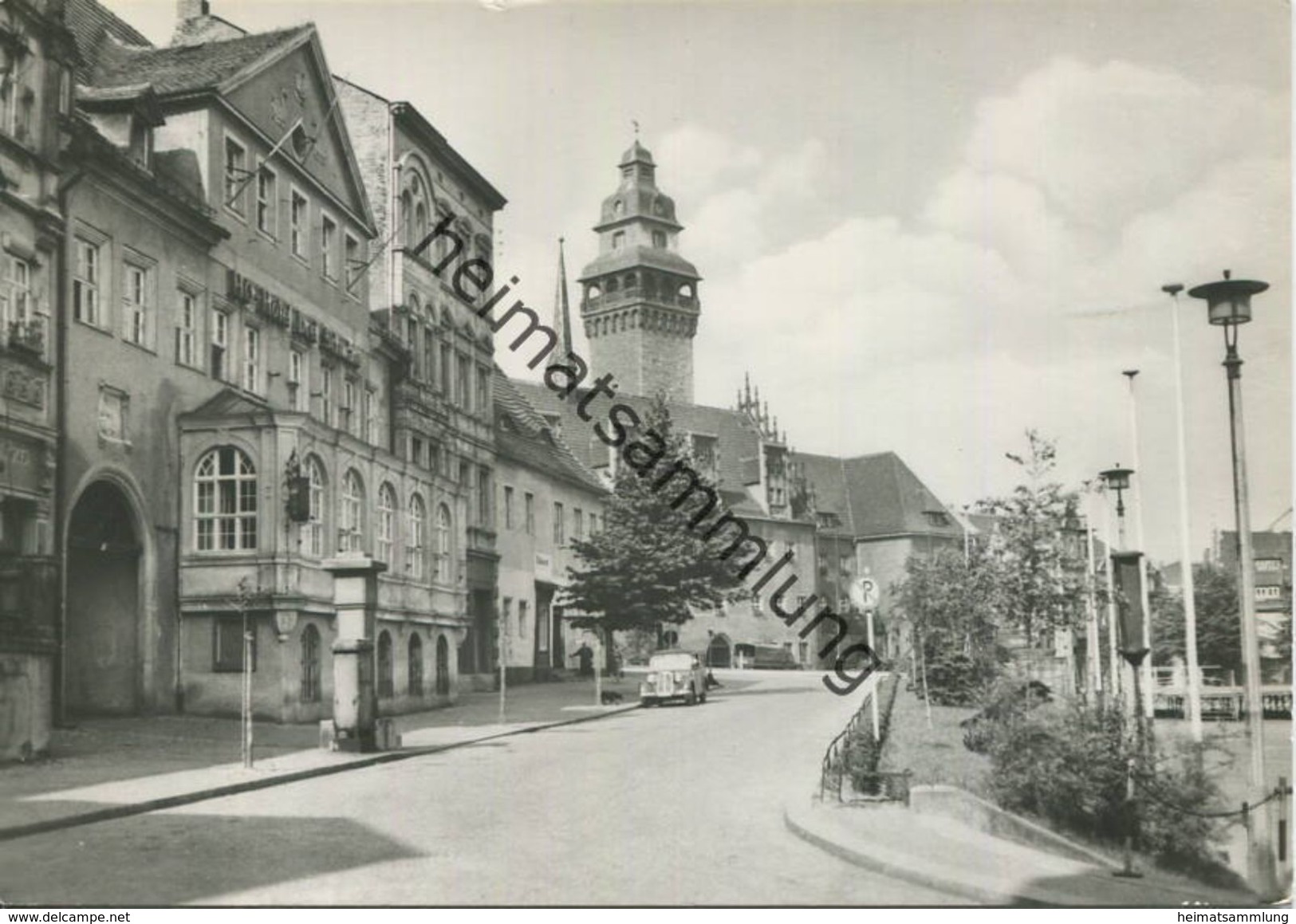 Zeitz - Friedensplatz - Foto-AK Grossformat - Verlag VEB Bild Und Heimat Reichenbach Gel. - Zeitz