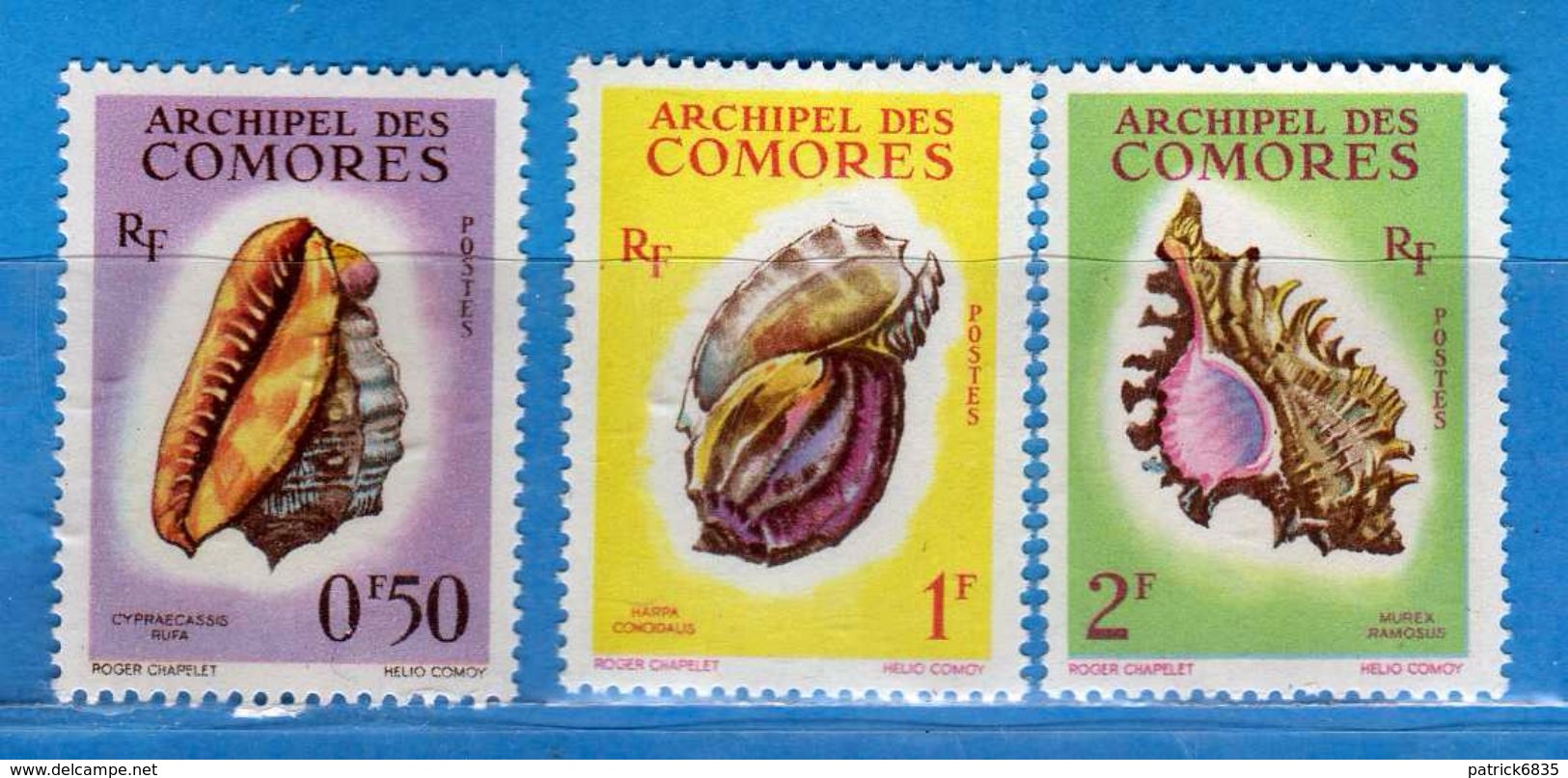 COMORES - 1962 **- . Yvert. 19-20-21. MNH. NUOVI.  Vedi Descrizione. - Used Stamps