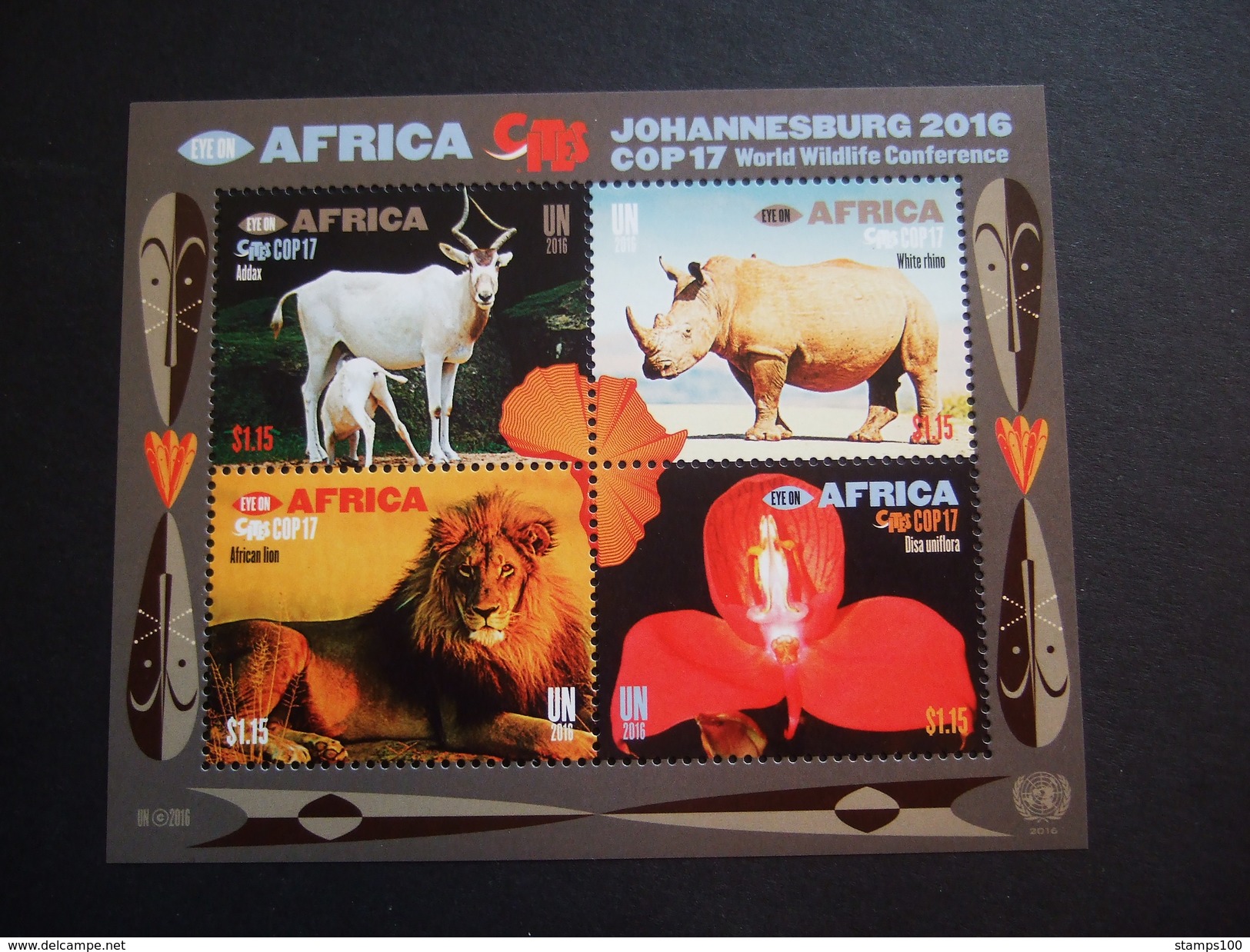 UN VIENNA, WIEN.  Africa. Nature   MNH ** (E49-680) - Unused Stamps