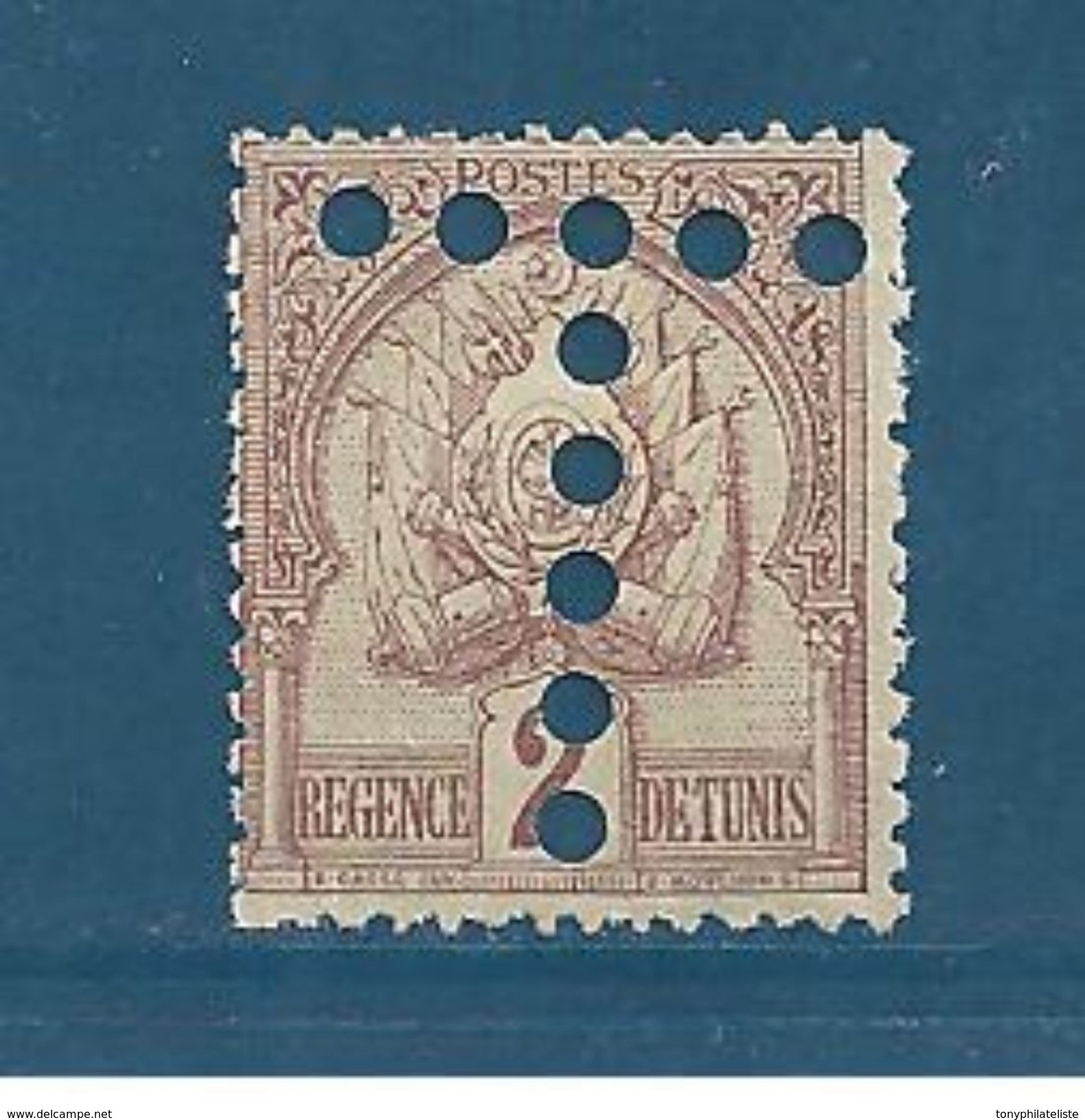 Colonie Taxe  De Tunisie  De 1888/98  N°10 Neuf Sans Gomme - Portomarken