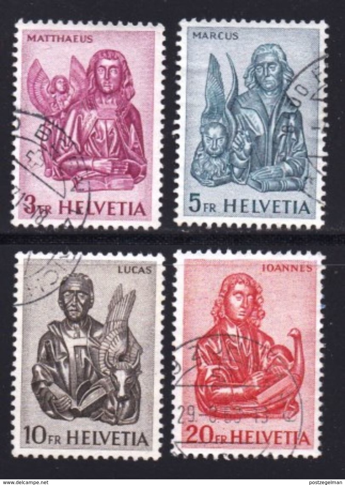 SWITZERLAND 1961 Used Stamp(s) Definitives 738-741 #3736 - Used Stamps