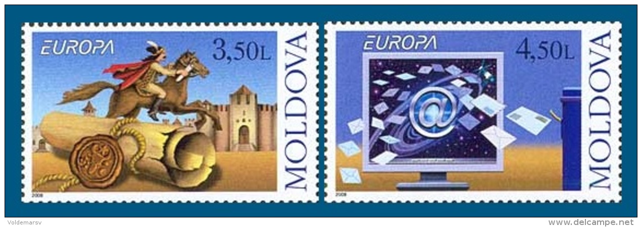 Moldova 2008 Mih. 611/12 Europa-Cept. The Letter MNH ** - Moldova