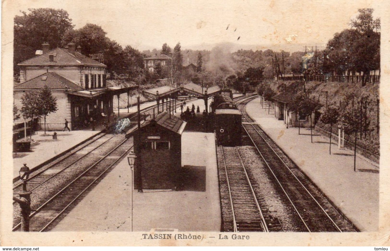 TASSIN La Gare 1922 - Autres & Non Classés