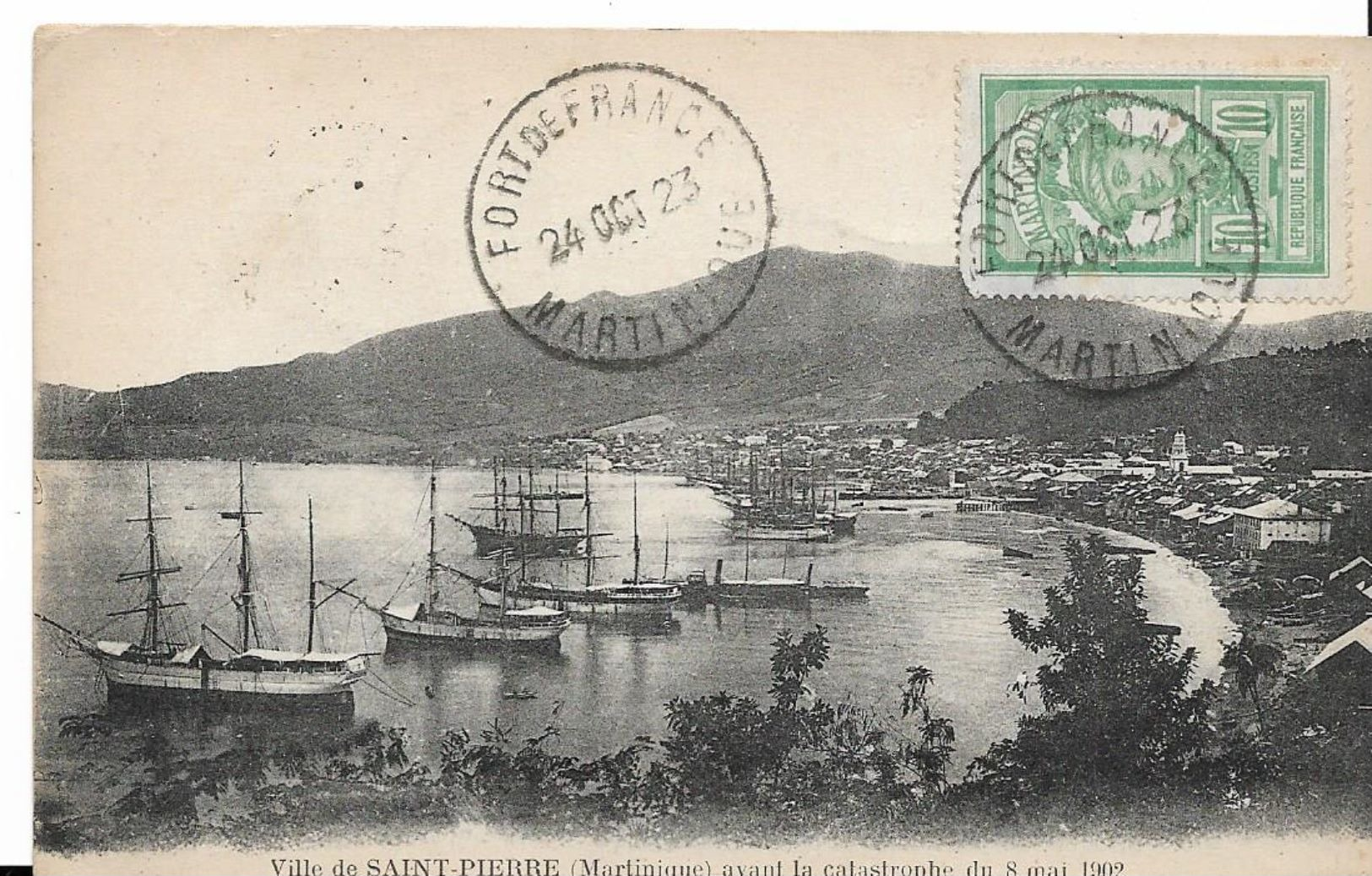 Martinique - St-PIERRE Avant La Catastrophe De Mai 1902 - Autres & Non Classés