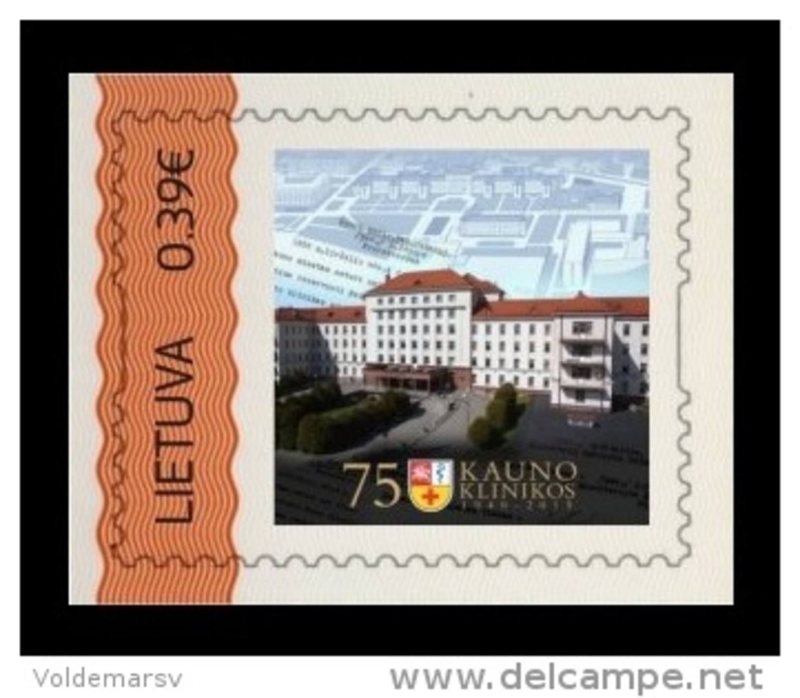 Lithuania 2015 Personal Stamp. Medicine. Kaunas Clinics MNH ** - Litauen