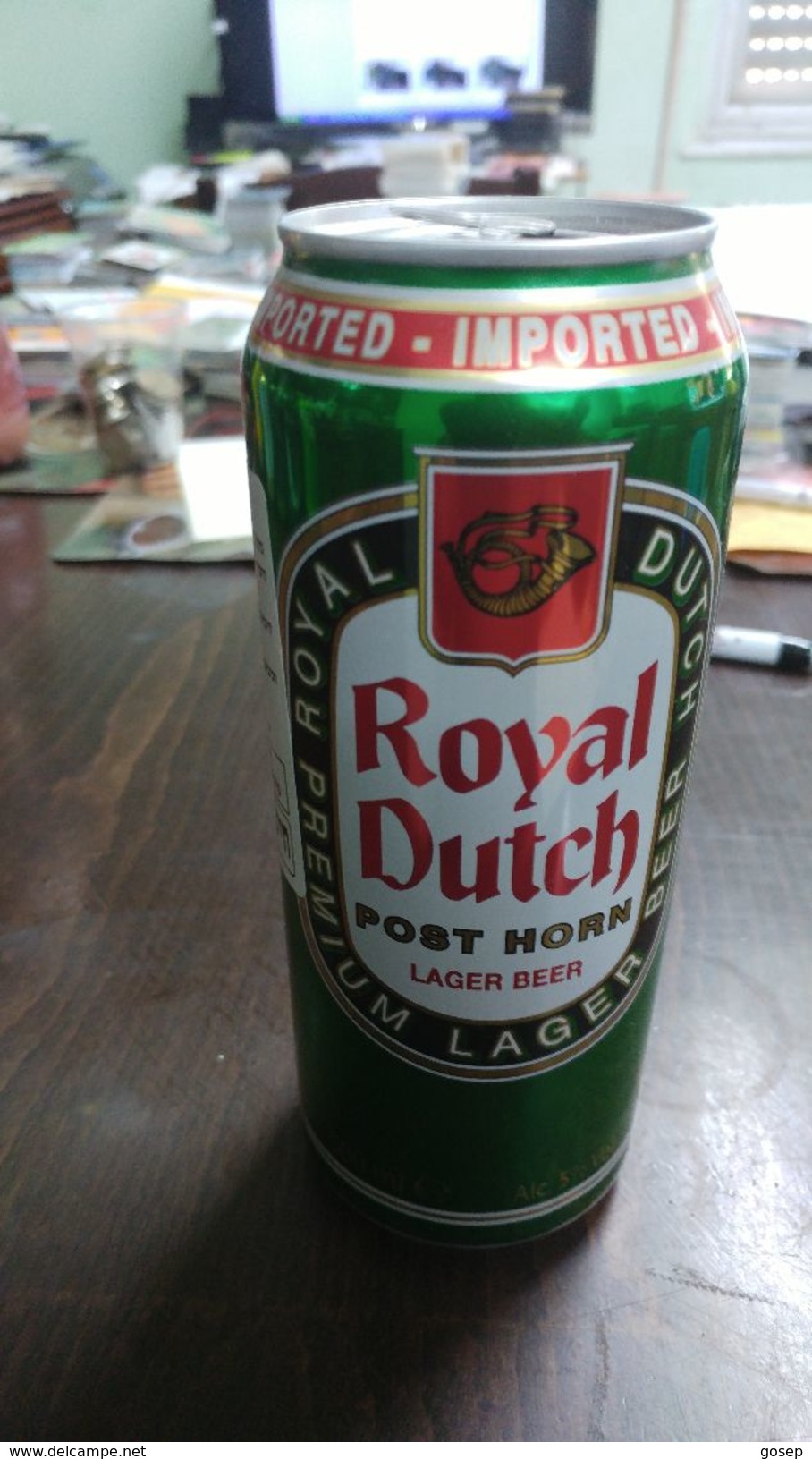 Neterlands-beer Royal Dutch Post Horn Lager Beer Cans(5%)-(500ml)-good - Cannettes