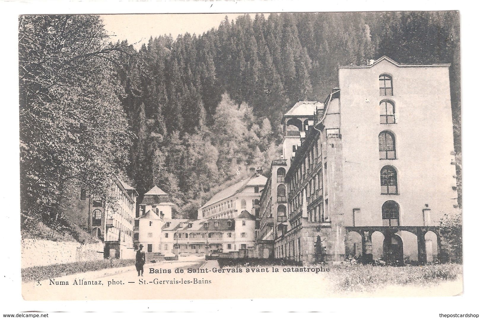 CPA 74 BAINS DE SAINT-GERVAIS Avant La Catastrophe En 1892 Dos Divise  Achatez Immédiat - Saint-Gervais-les-Bains