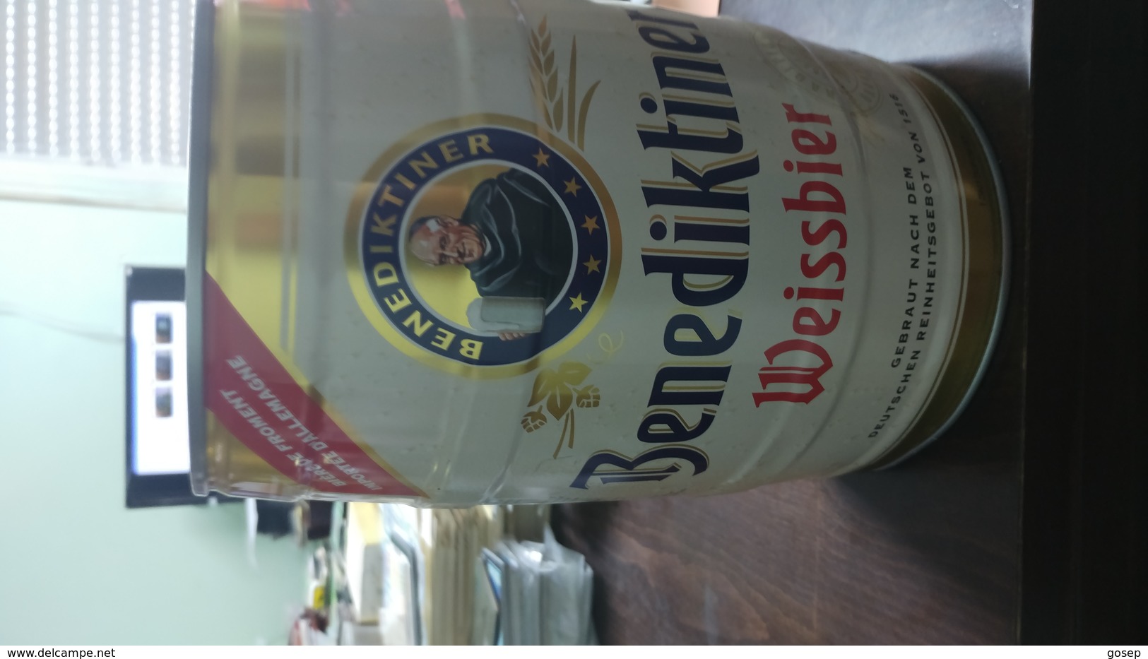 Germany-benediktiner Weissbier-(5liter-5000ml)-a Barrel With A Faucet - Cans