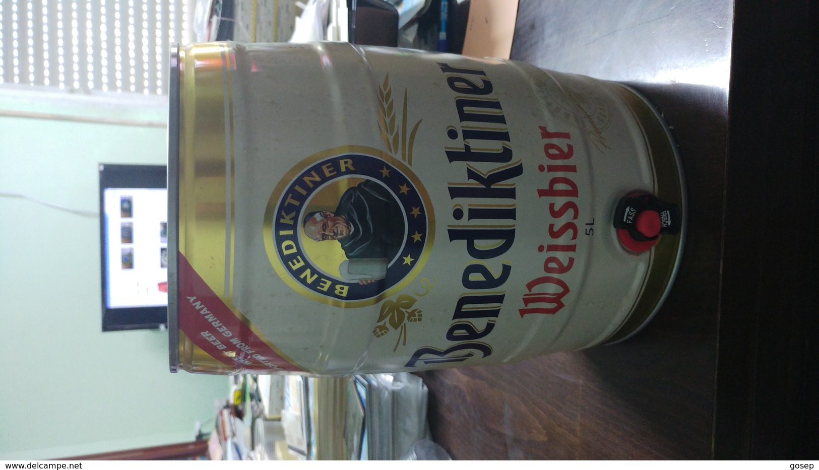 Germany-benediktiner Weissbier-(5liter-5000ml)-a Barrel With A Faucet - Cans