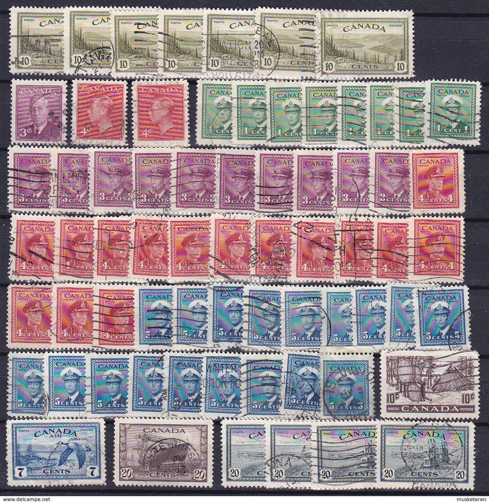 Canada Lot Older Stamps (#2) - Colecciones