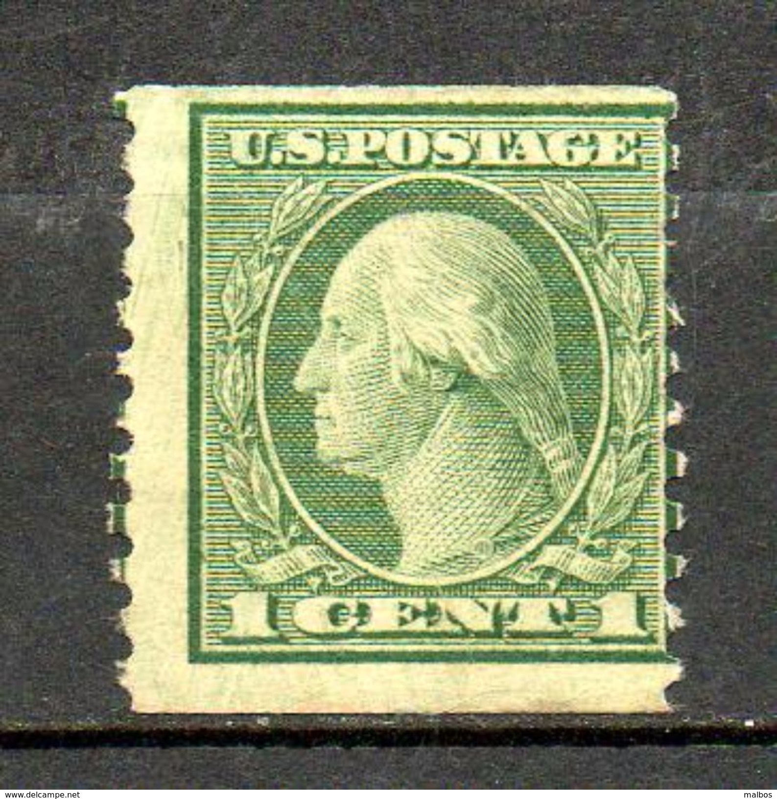 USA  1914  Scott # 443 (*)    P10 Vertical  -  Sans Gomme - Without Gum - Unused Stamps