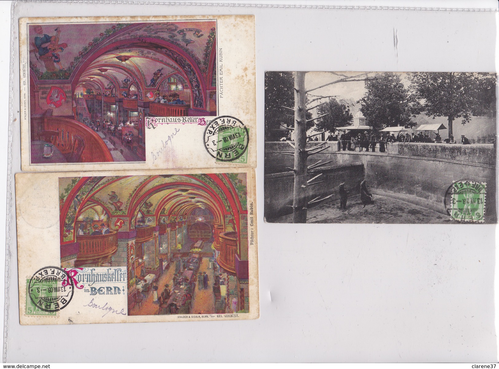 SUISSE , Lot De 3 Cartes , BERNE - Berne