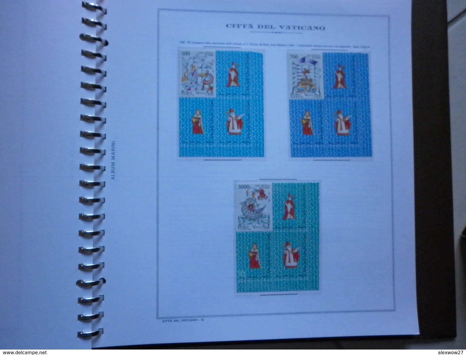 Vaticano 1966-1995 Collezione Completa -- Sottofacciale ** MNH /VF - Collections (en Albums)