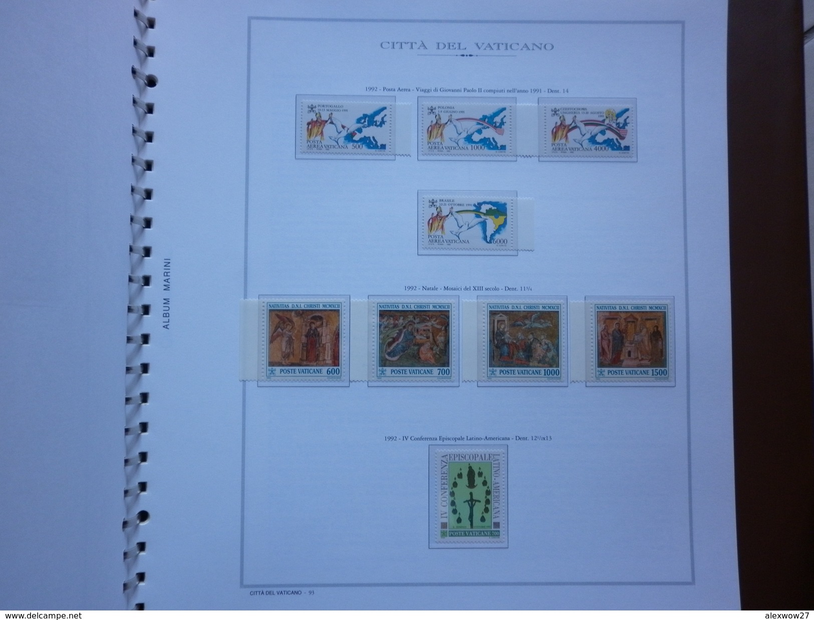 Vaticano 1966-1995 Collezione Completa -- Sottofacciale ** MNH /VF - Collections (en Albums)