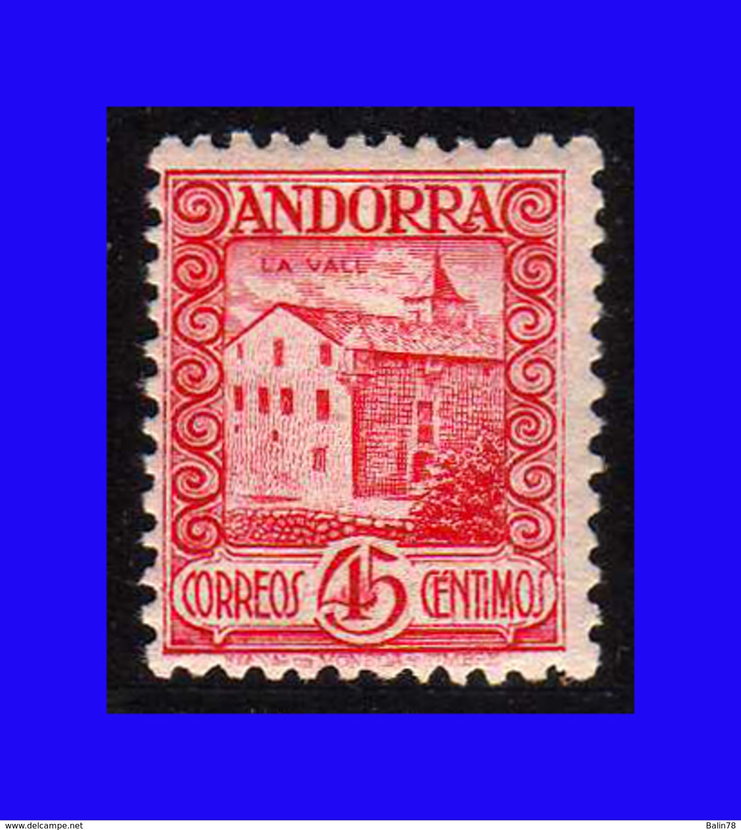 1935 - 1943 - Andorra Española - Sc. 32 - MNH - AN-032 - Unused Stamps