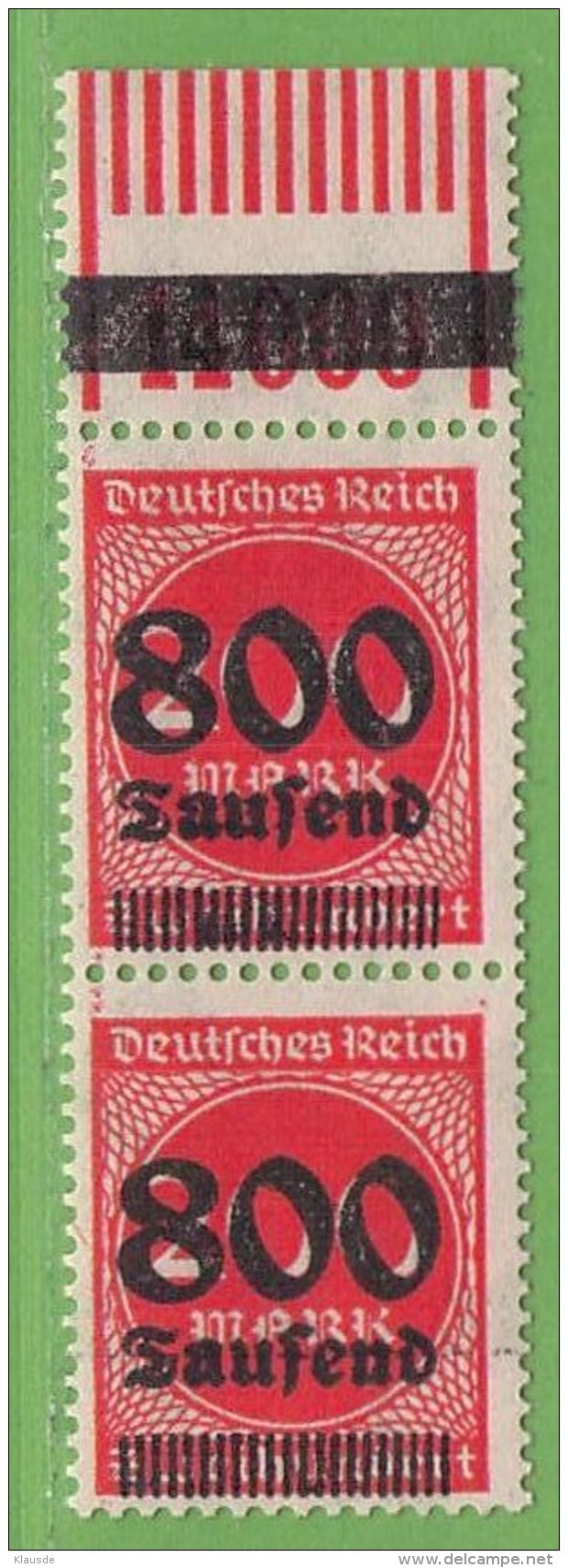 MiNr.303 OR OPD B Erfurt Geprüft Deutsches Reich - Other & Unclassified