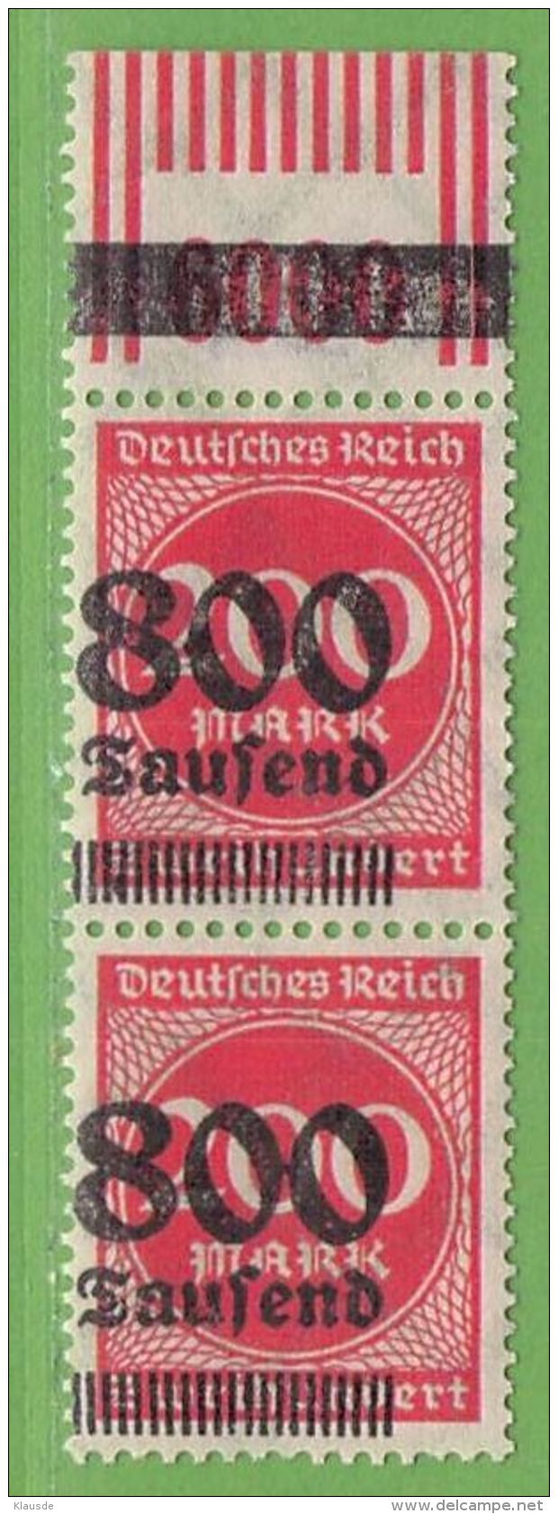 MiNr.303 OR OPD B Erfurt Geprüft Deutsches Reich - Other & Unclassified