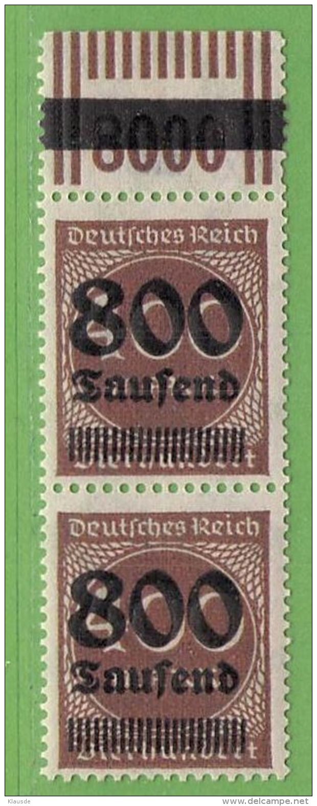 MiNr.305 OR OPD B Erfurt Geprüft Deutsches Reich - Other & Unclassified