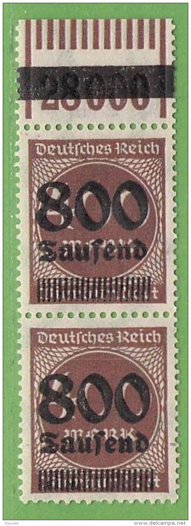 MiNr.305 OR OPD B Erfurt Geprüft Deutsches Reich - Other & Unclassified