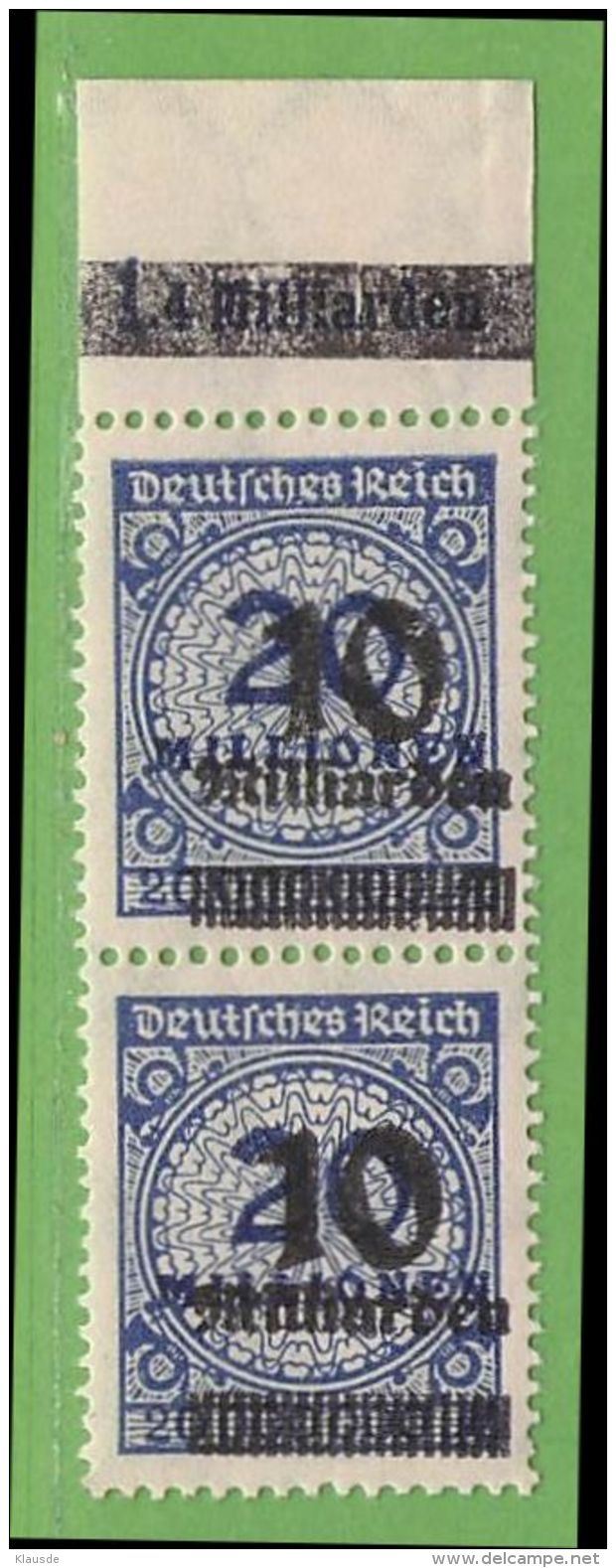 MiNr.335 OR OPD F Königsberg Geprüft Deutsches Reich - Other & Unclassified