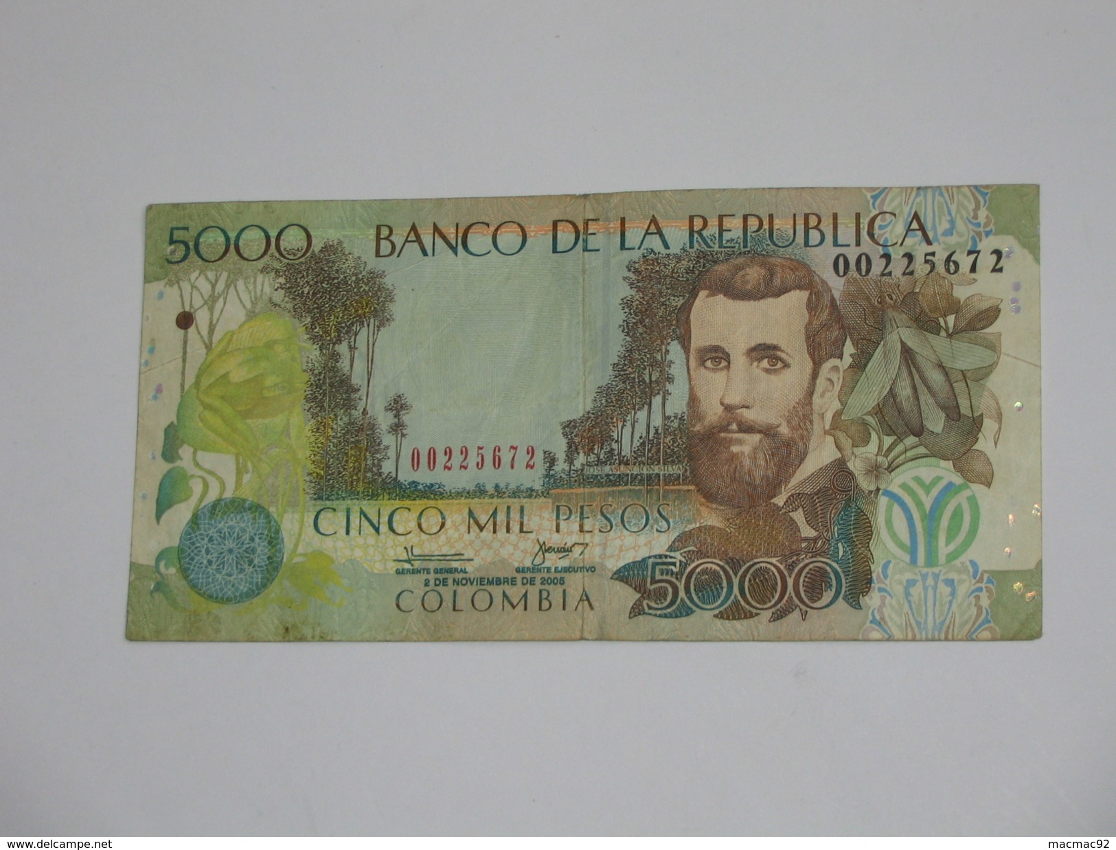 5000 Cinco Mil Peso COLOMBIE - 2005 -  Banco De La Republica  Colombia **** EN ACHAT IMMEDIAT **** - Colombia