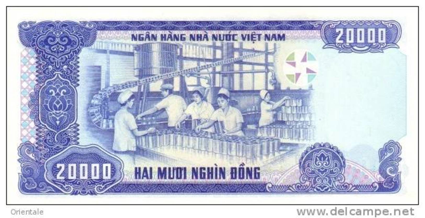 VIETNAM P. 110a 20000 D 1991 UNC - Vietnam