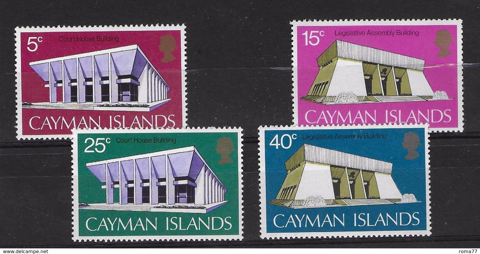 EDY 455 - CAYMAN ISLANDS , Quattro  Valori INTEGRI  *** - Cayman (Isole)