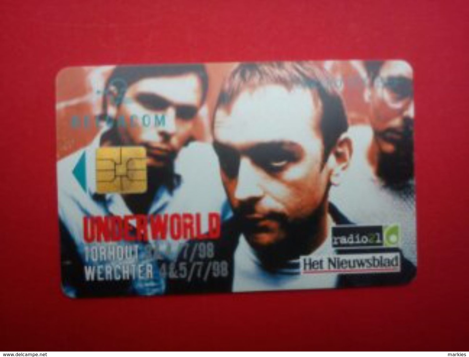 Under World Phonecard  Outdoor Festival 1998 Rare - Manifesti & Poster