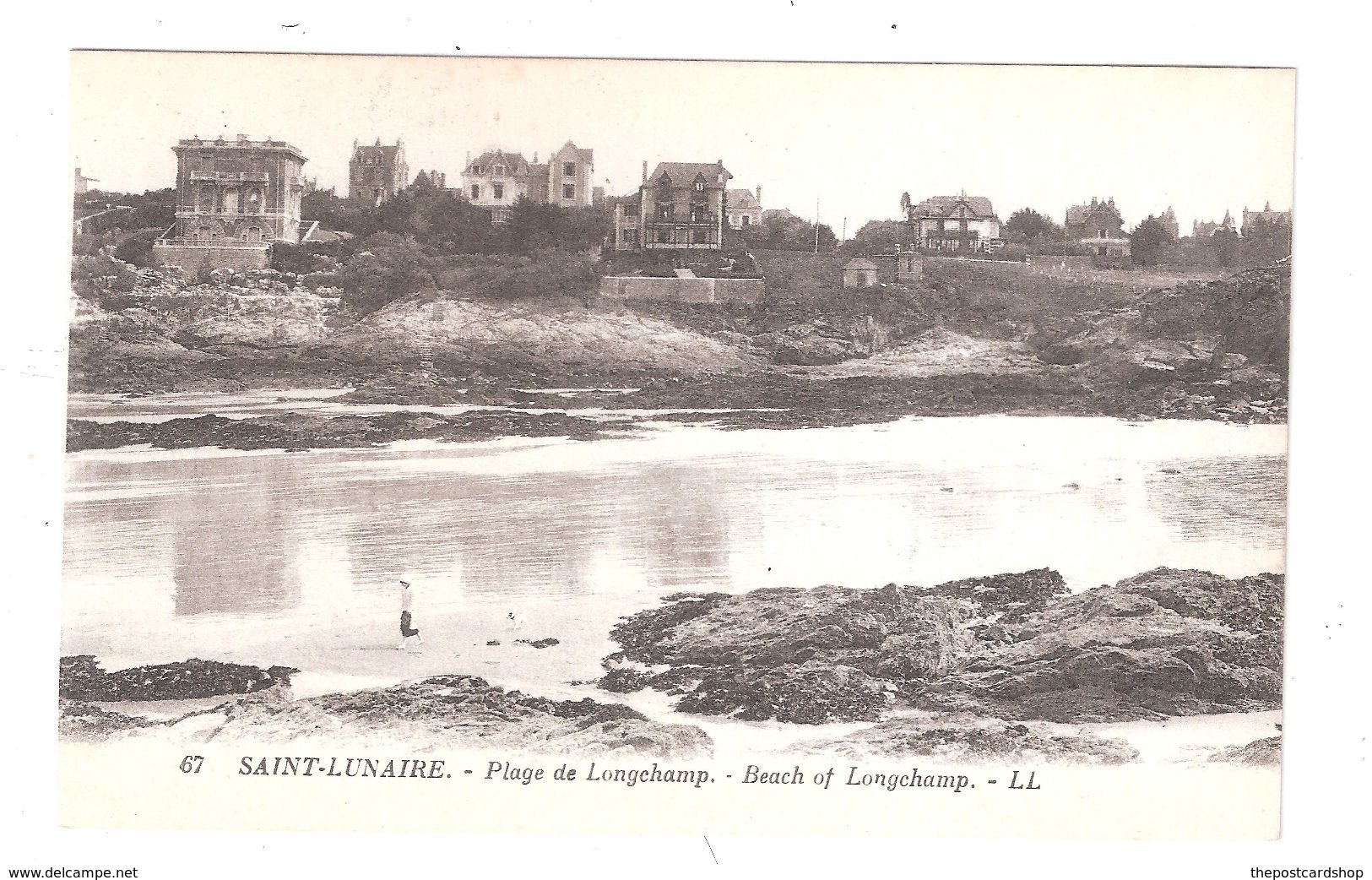 CPA 35 Saint Lunaire PLAGE DE LONGCHAMP LL No.67 Achatez Immédiat - Saint-Lunaire