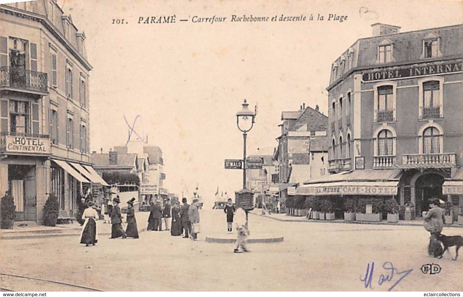 Paramé      35      Carrefour De Rochebonne.     Descente  A La Plage      (voir Scan) - Parame