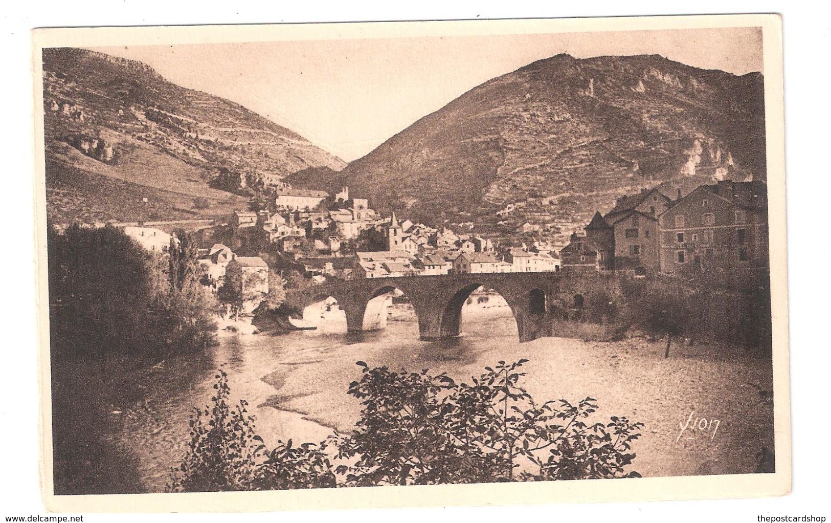 CPA Sainte Enimie Lozere OCCUPE UNE SITUATION REMARQUABLE A UN DETOUR DU TARN Achatez Immédiat - Autres & Non Classés