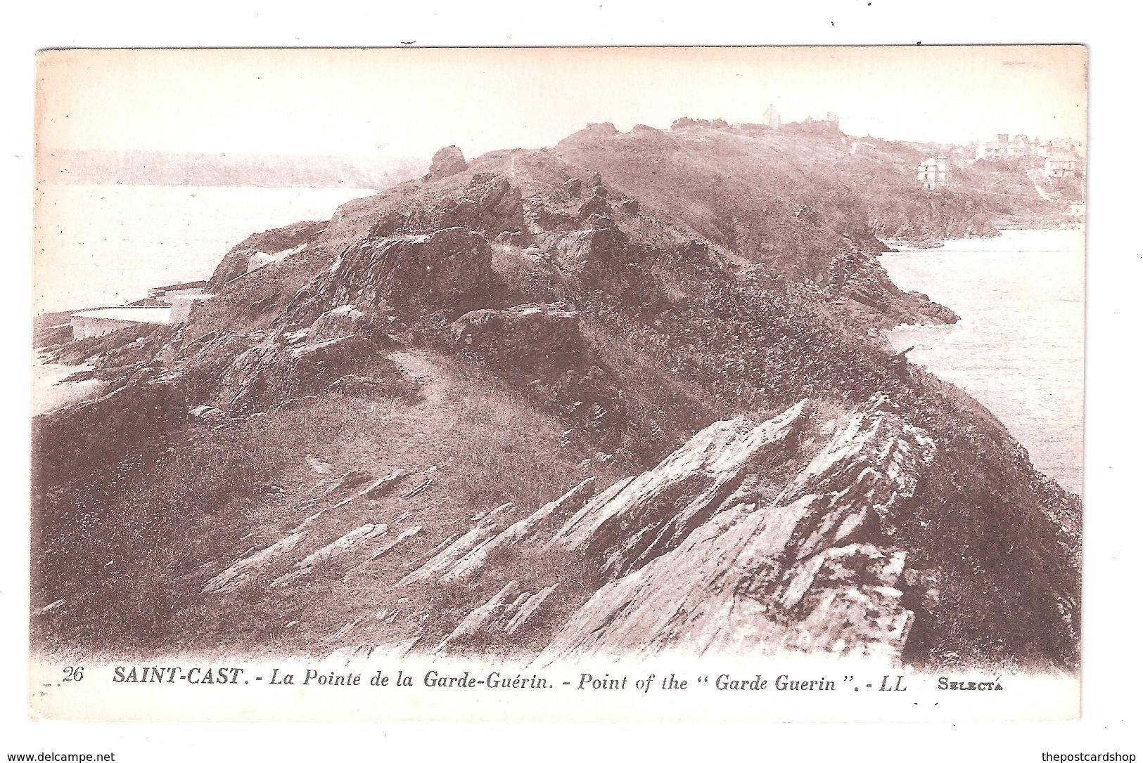 CPA 22 St Cast Saint Cast La Pointe De La Garde-guerin No. 26 LL Selecta Louis Levy Achatez Immédiat - Saint-Cast-le-Guildo