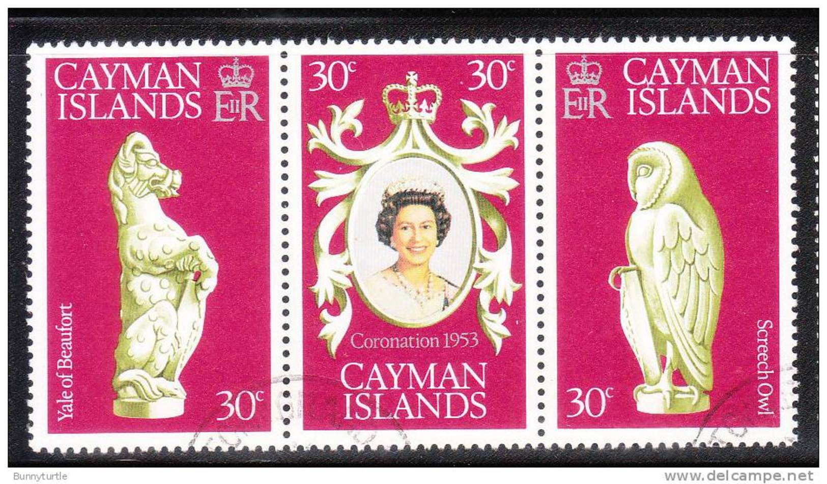 Cayman Islands 1978 QE Coronation Anniversary Omnibus Used - Caimán (Islas)