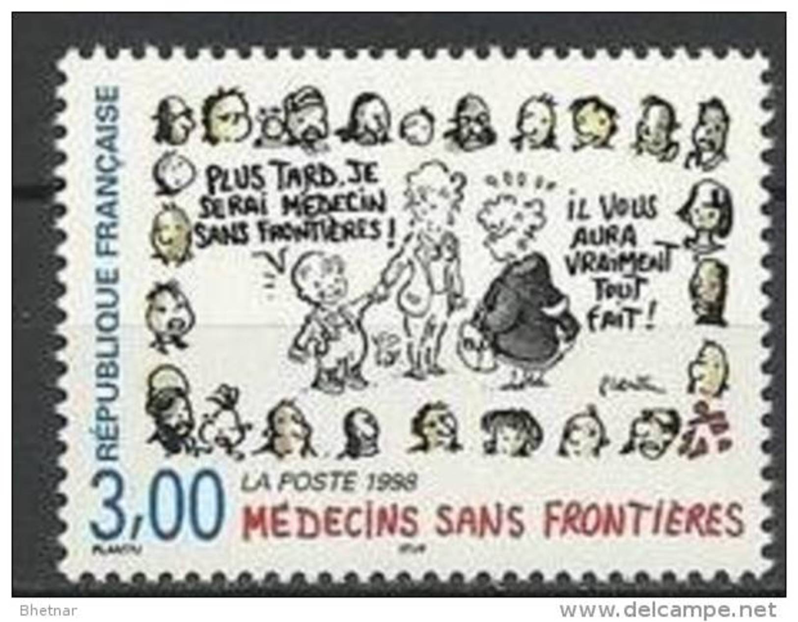 FR YT 3205 " Médecins Sans Frontières " 1998 Neuf** - Neufs