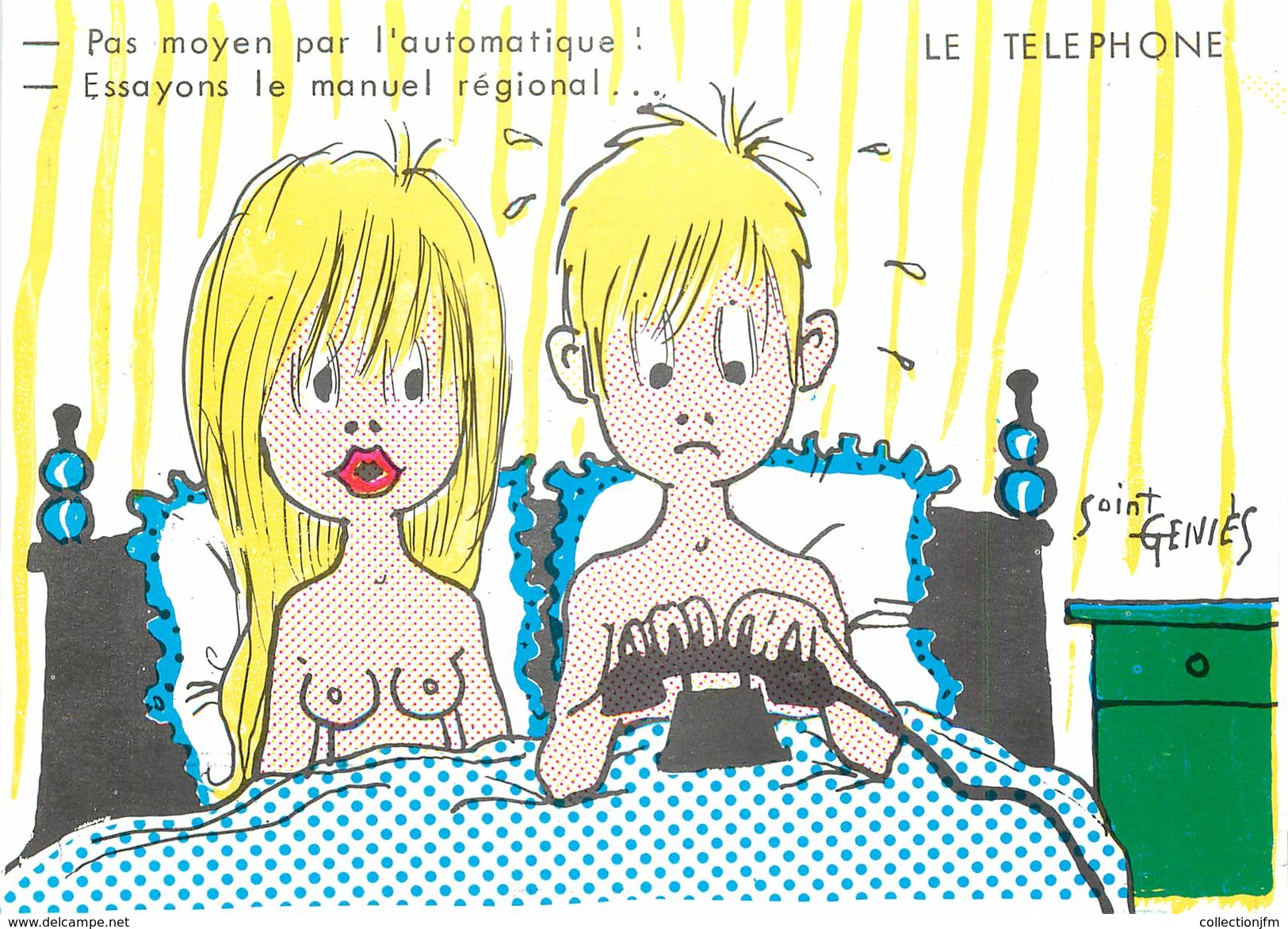 CPSM   SAINT   GENIES   "Le Téléphone" - Autres & Non Classés