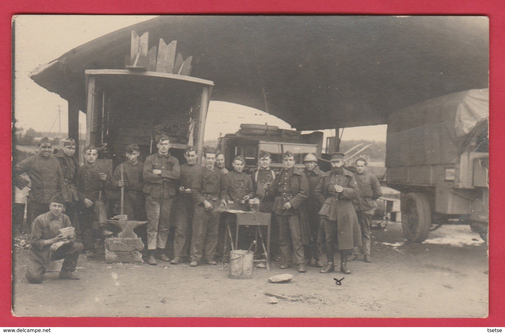 Camp D'Elsenborn - Manoeuvres De La Division Légère En 1924 - Carte Photo ( Voir Verso ) - Butgenbach - Butgenbach